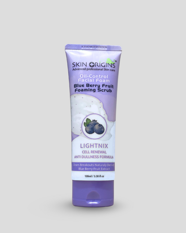 BLUE BERRY SCRUBBING FACIAL FOAM
