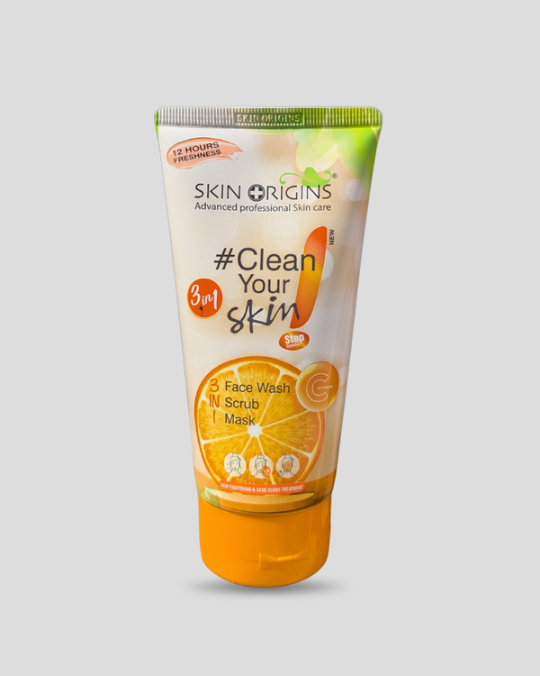 Vitamin C 3-in-1 Face Wash Scrub & Mask